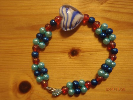 Samma armband som bild nr 17 , men baksidan.