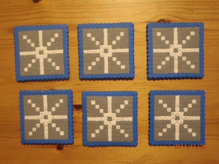 Glasunderlägg 6 st , pris: 30:-