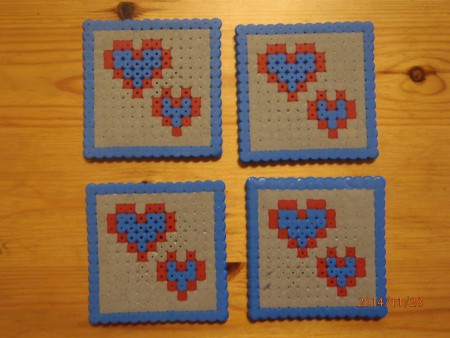 Glasunderlägg 4 st , pris: 20:-